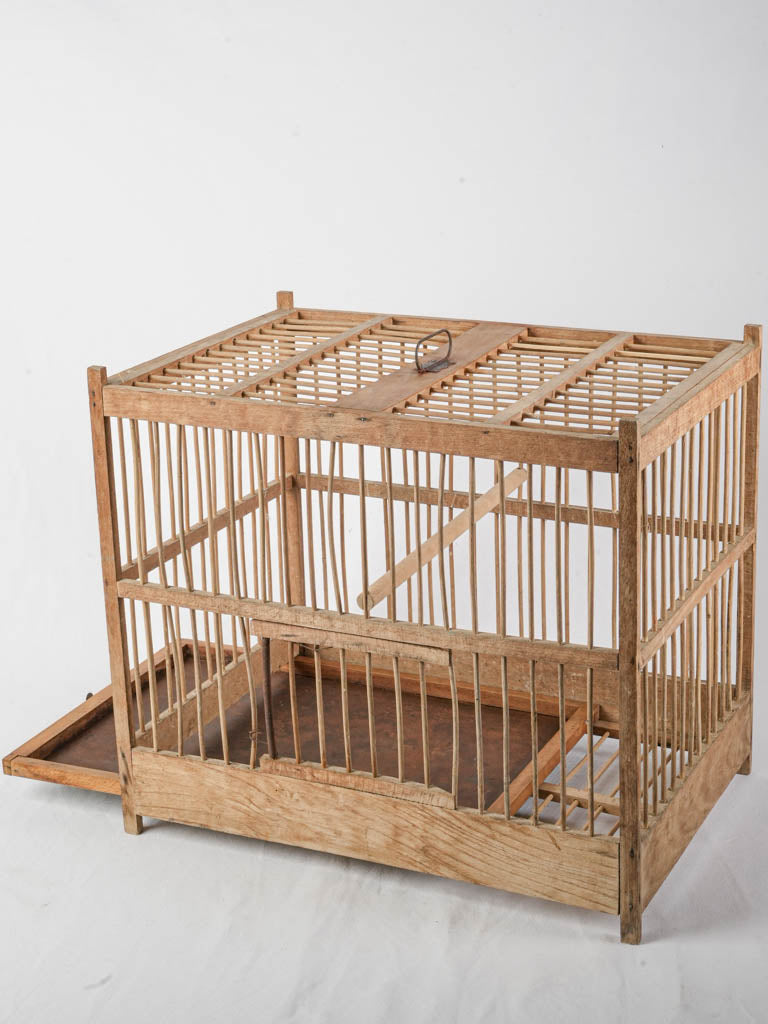 Decorative French wooden birdcage  