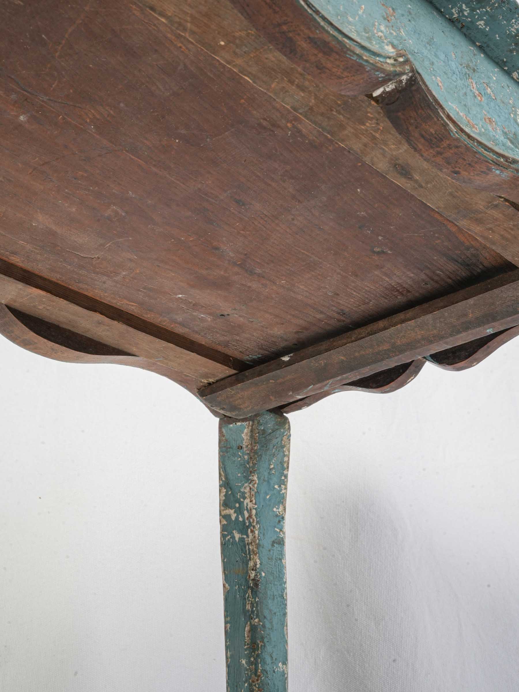 Unique soft-hued vintage table  
