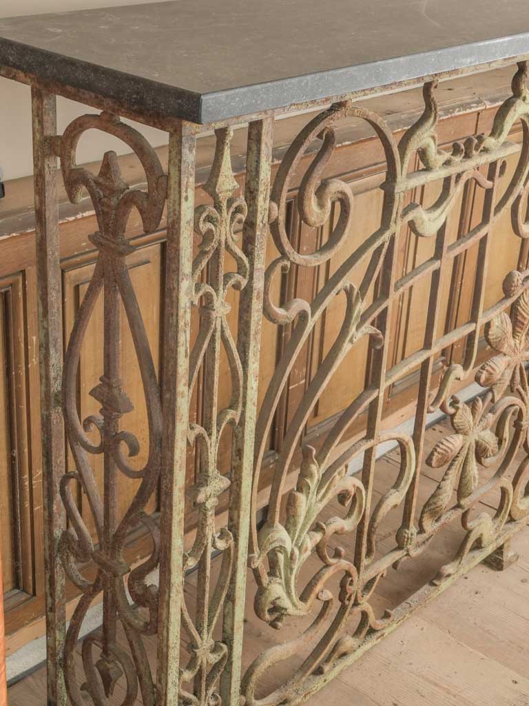 Exquisite 1900s French iron console