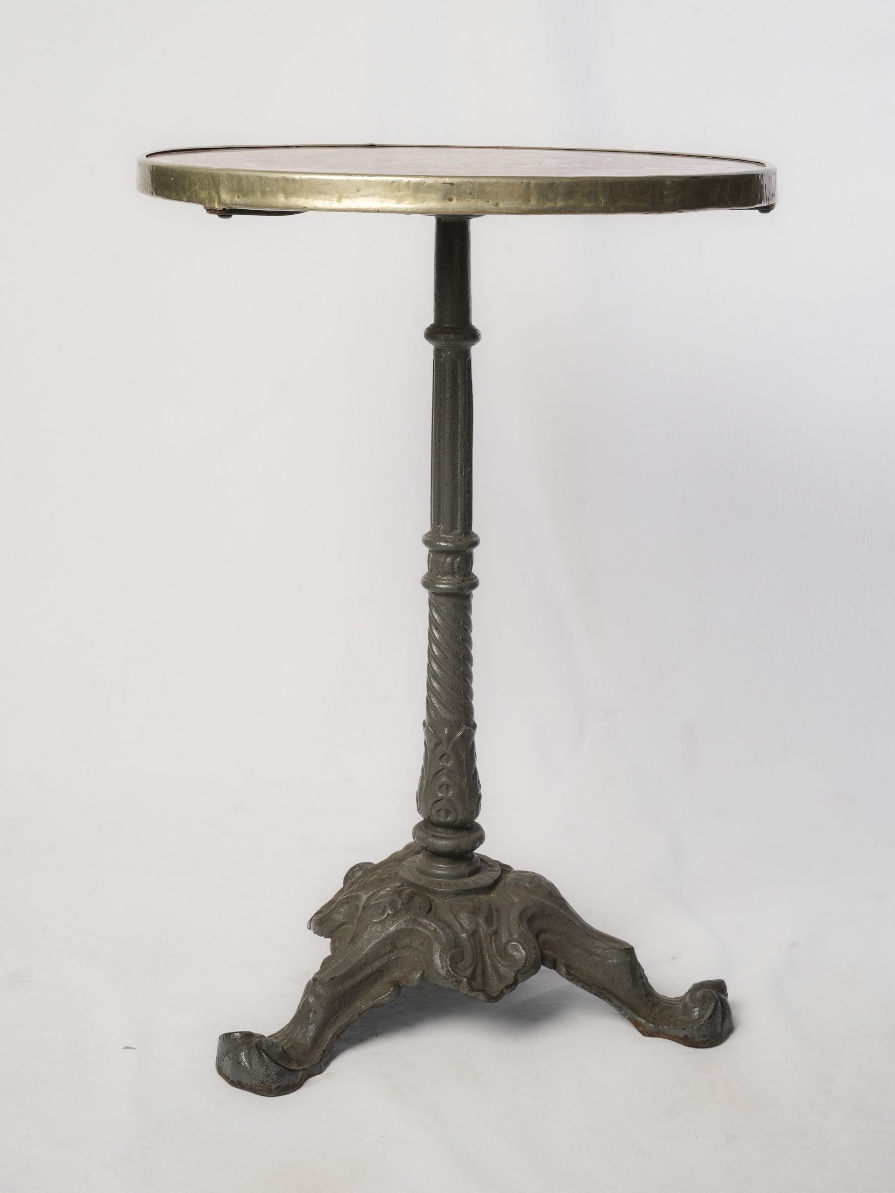 Sculptural ornate cast iron table  