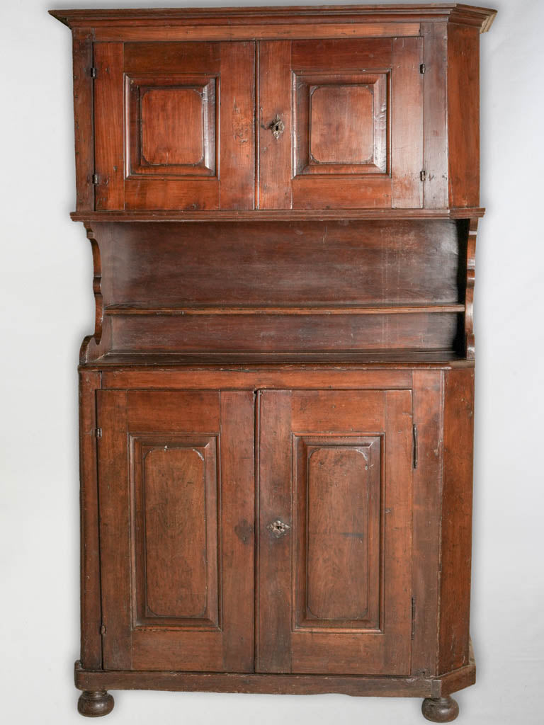 Authentic 18th-century walnut cabinet