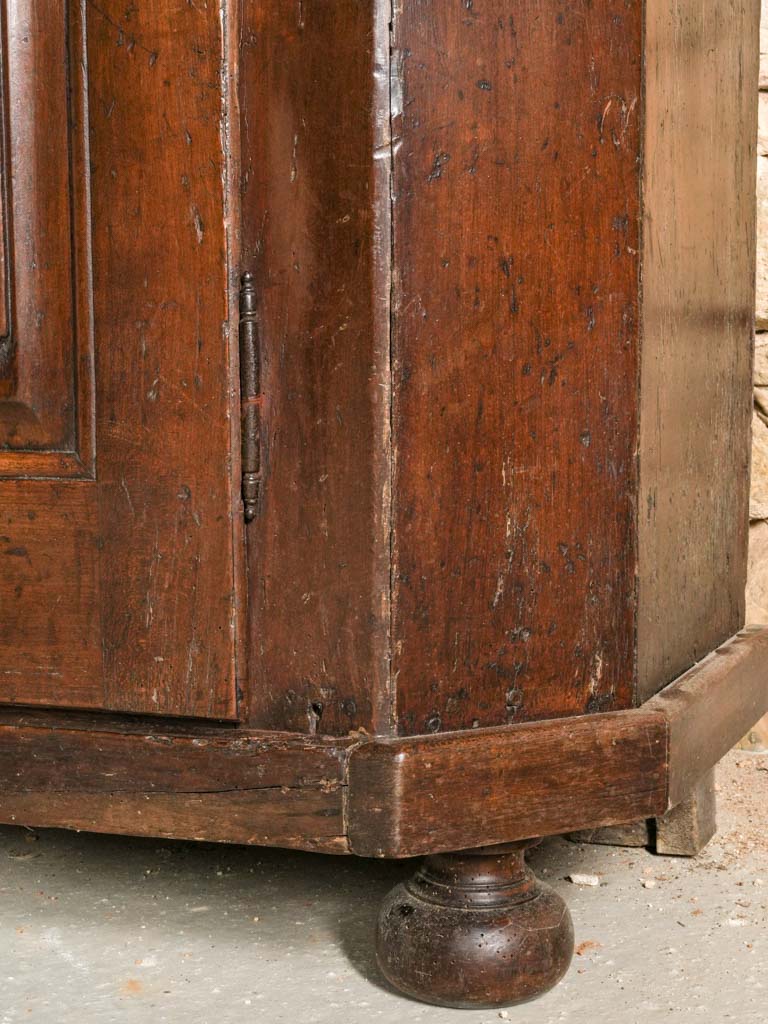 Distinctive handcrafted walnut cabinet