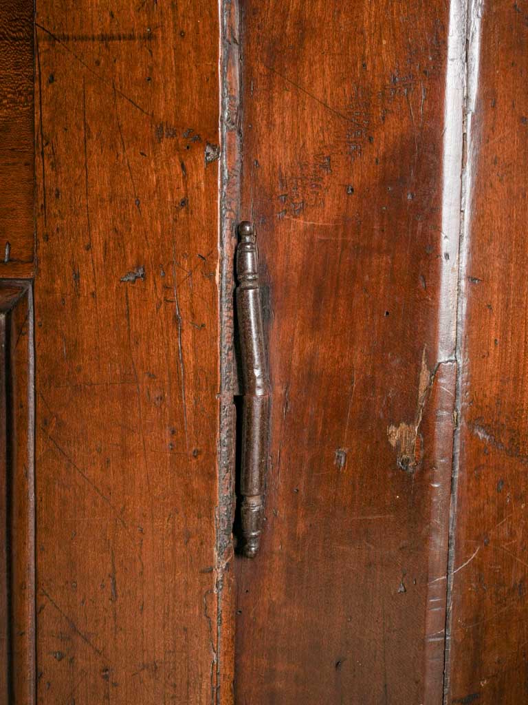 Vintage convent-made walnut buffet