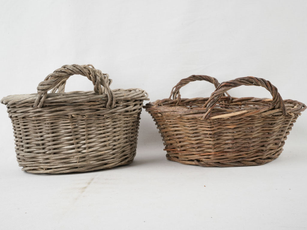 Handcrafted Provencal wicker baskets