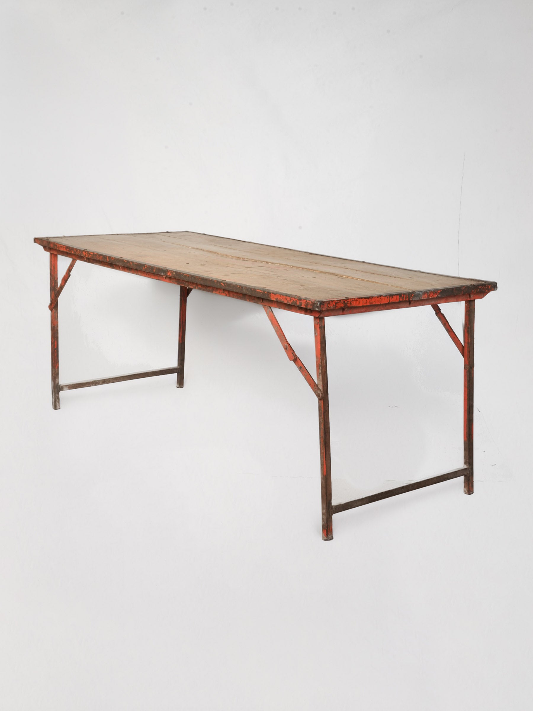 Exceptional antique campaign table  