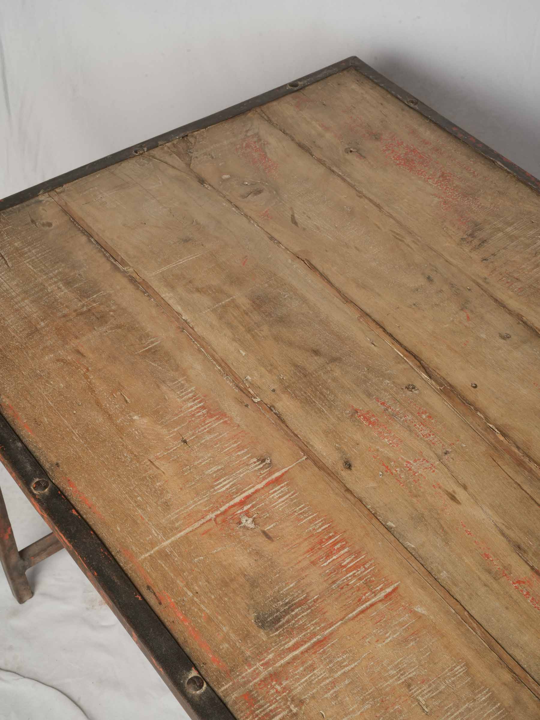 Patina-rich military table  