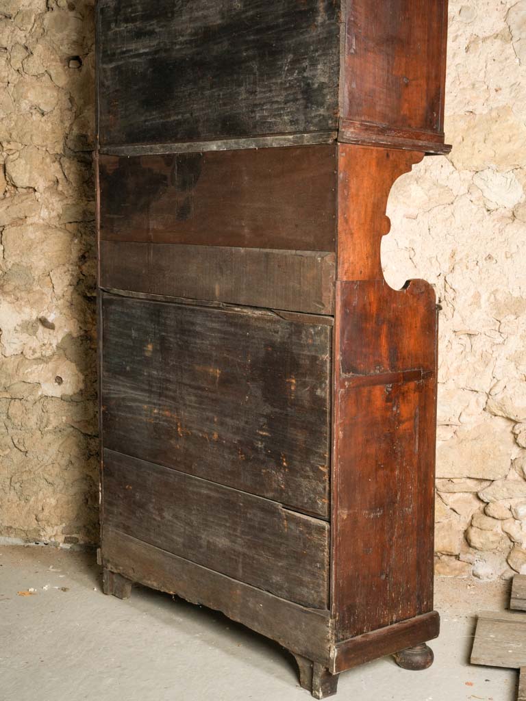 Provincial French walnut cabinet