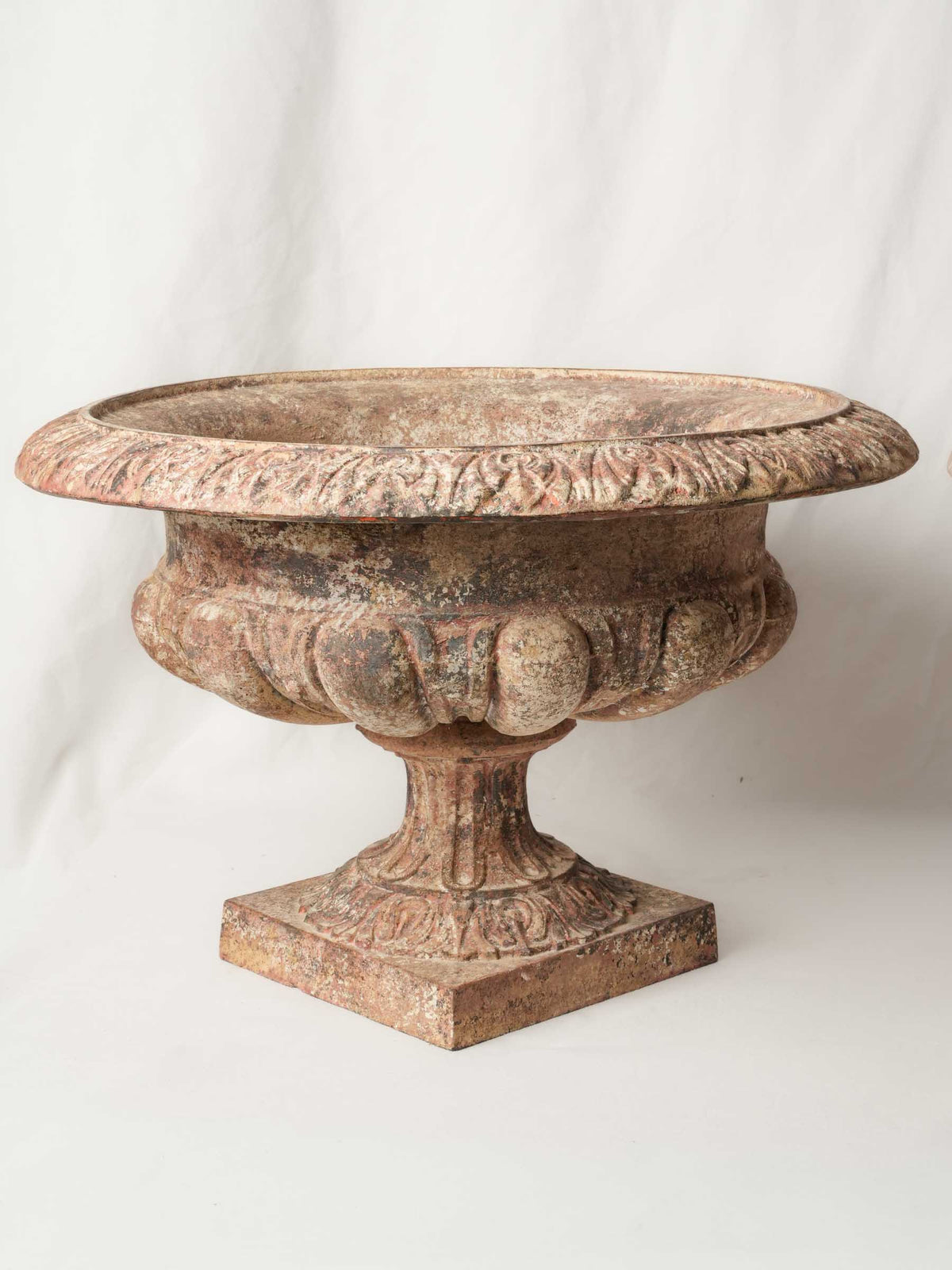 Aged ornate garden accents