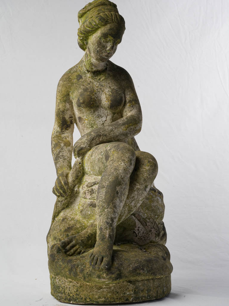 Aged mossy patina artwork