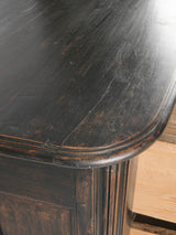 Louis XIV 3-drawer commode w/ black patina
