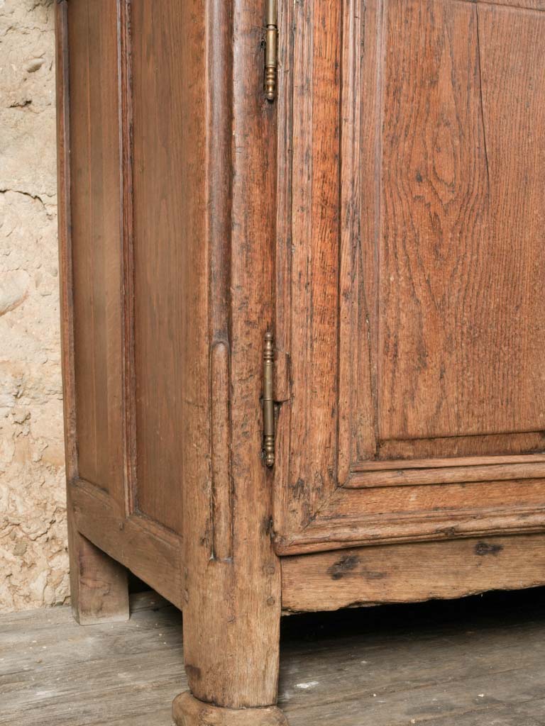 Early 20th Century French Oak Two-Part Milliner’s Vitrine - 83½"