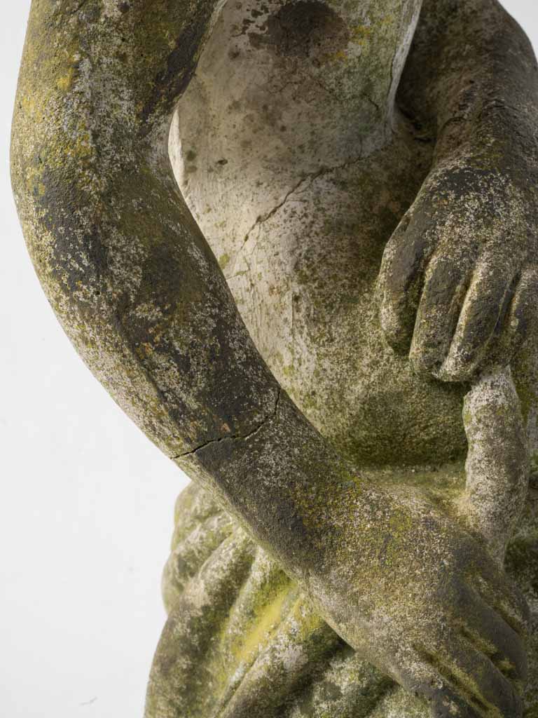 Reflective timeless stone figure