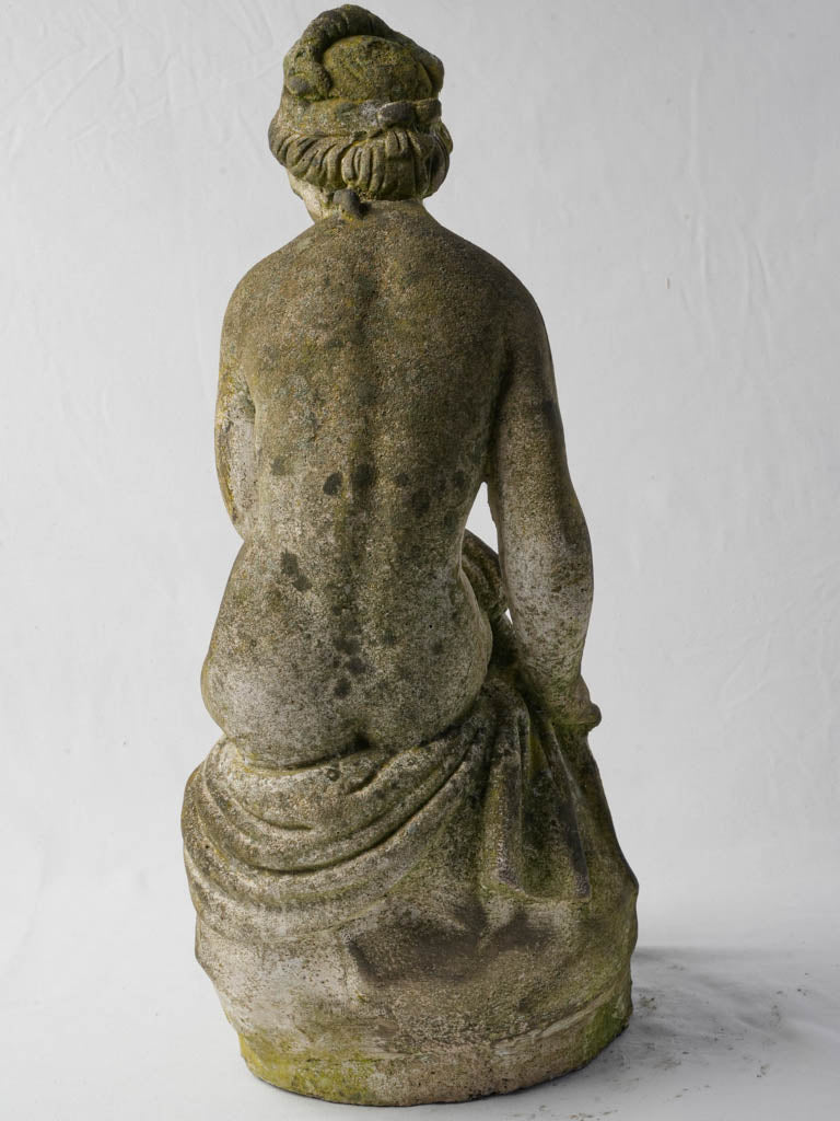 Weathered tranquility garden art