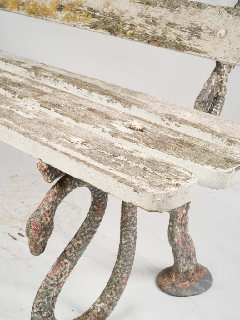 Vintage Reclaimed Wooden Garden Seat