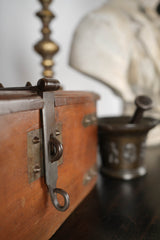 Heritage walnut wooden safe