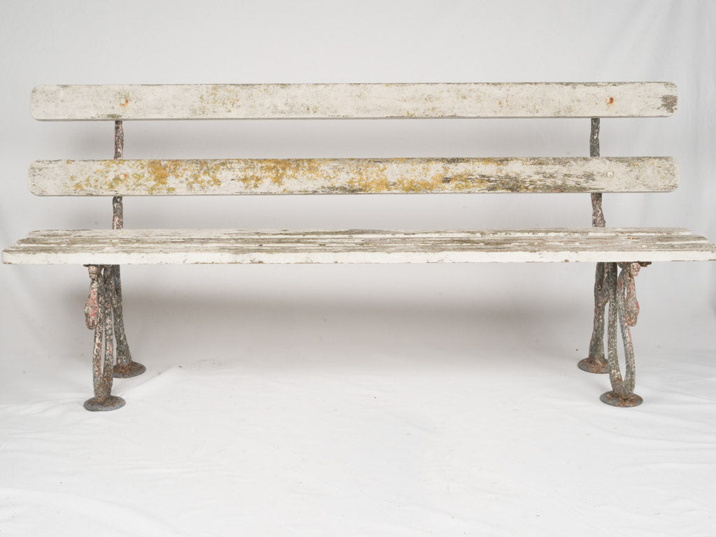 Ornate Serpent Leg Historic Bench