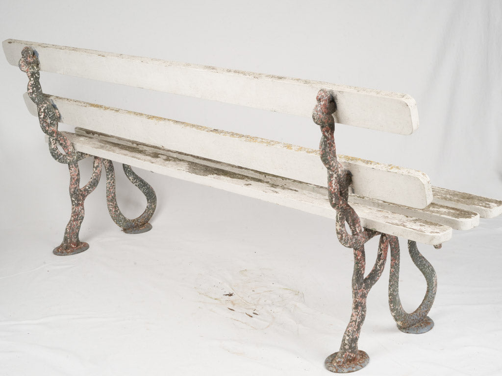 Serpentine Leg Rustic Garden Seating