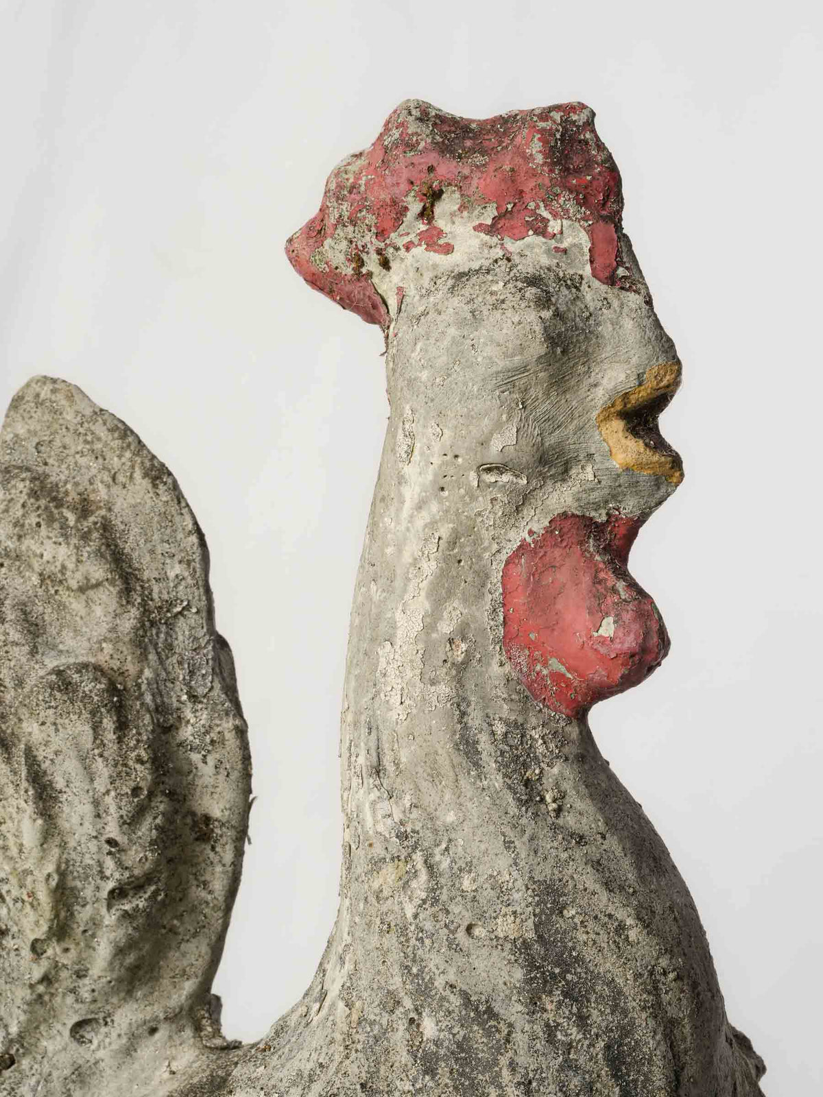 Textured mid-century concrete piece