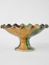 Elegant antique bowl, worn edges