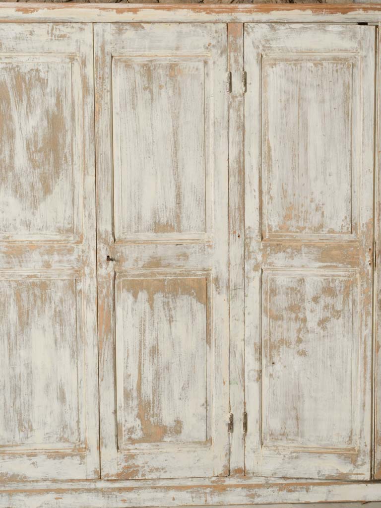 Early 20th Century French Painted Pine Workshop Cupboard - 70½" x 77½"