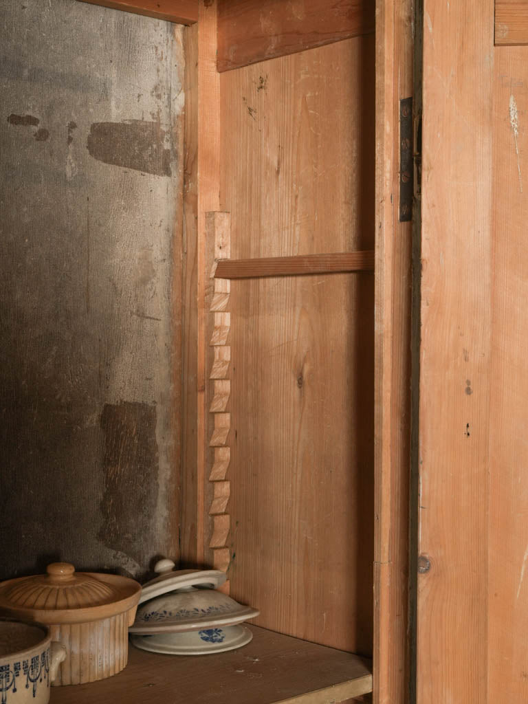 Early 20th Century French Painted Pine Workshop Cupboard - 70½" x 77½"