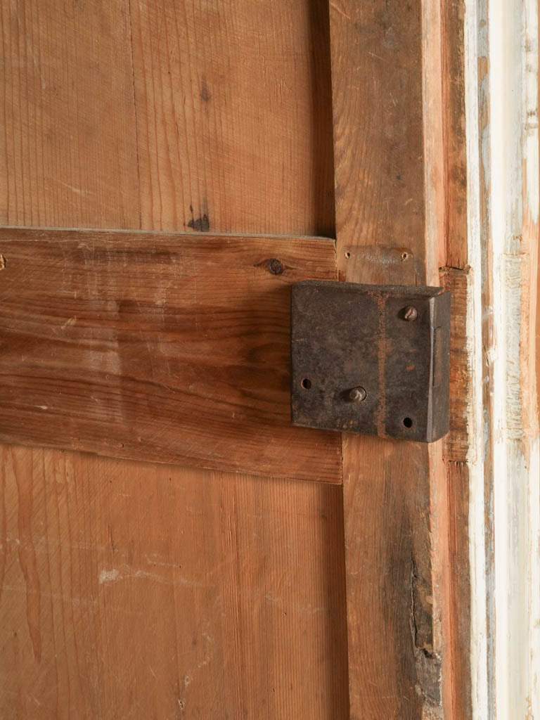 Early 20th Century French Painted Pine Workshop Cupboard - 70½" x 77½"