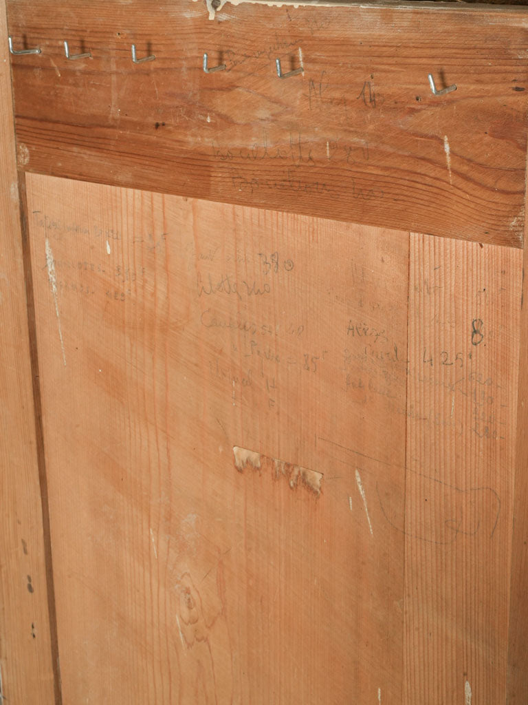 Early 20th Century French Painted Pine Workshop Cupboard - 70½" x 77½"