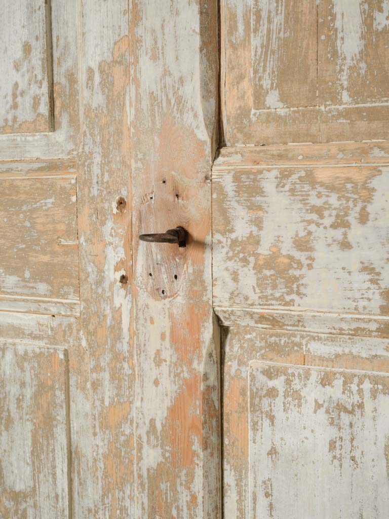 Early 20th Century French Painted Pine Workshop Cupboard - 70½" x 77½"