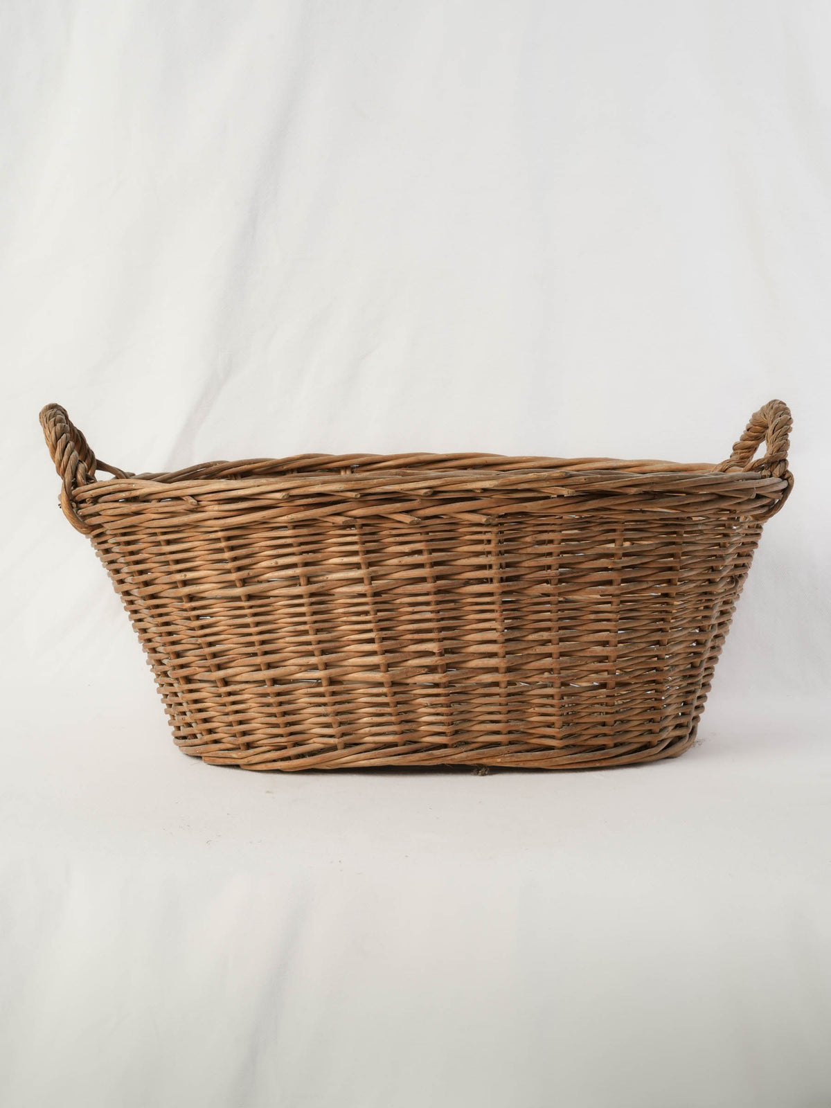 Mellowed willow wicker basket