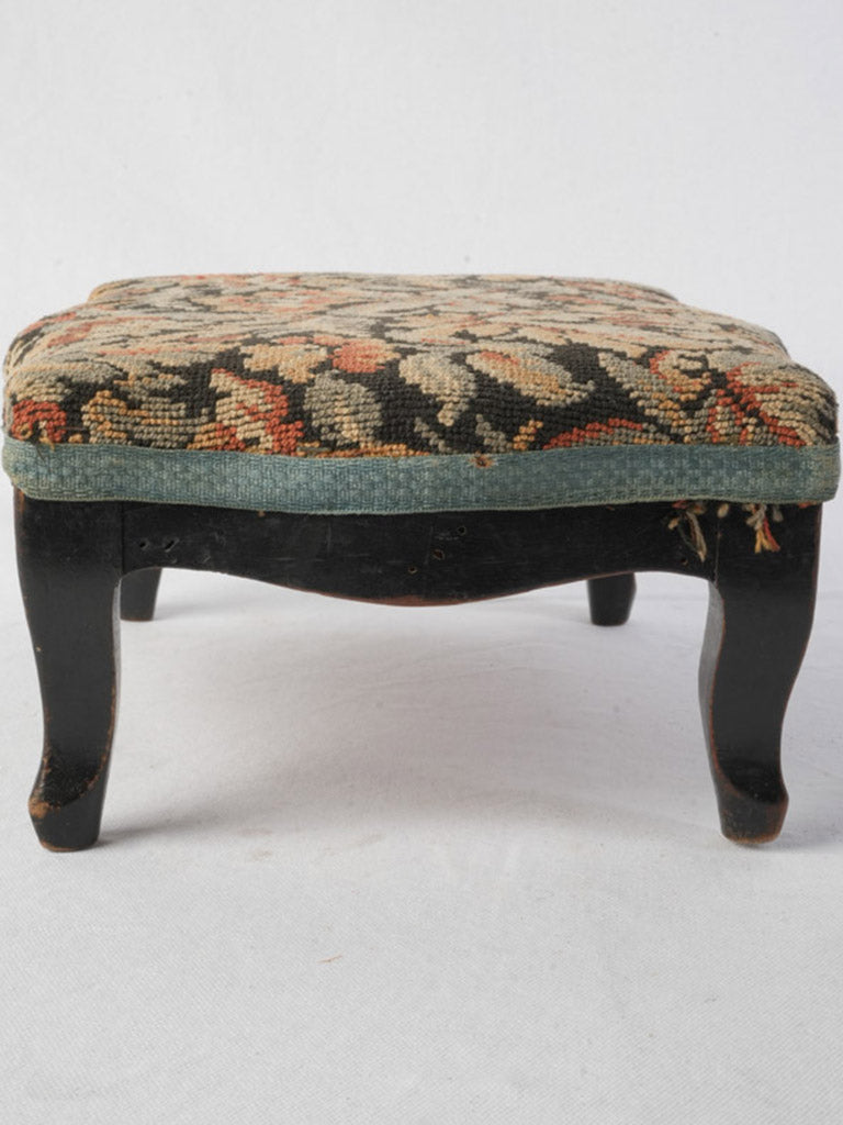 Timeless handcrafted upholstered footrest