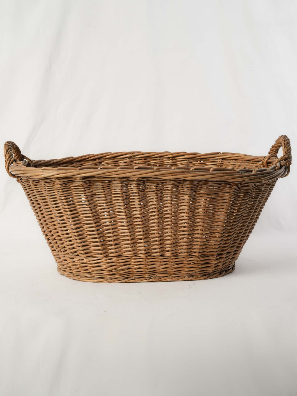French country-style wicker basket  