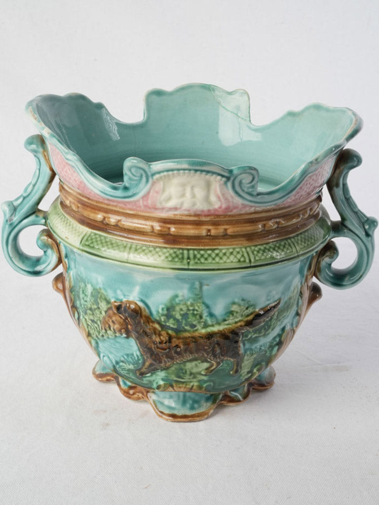 Richly molded late 19th-century jardinière