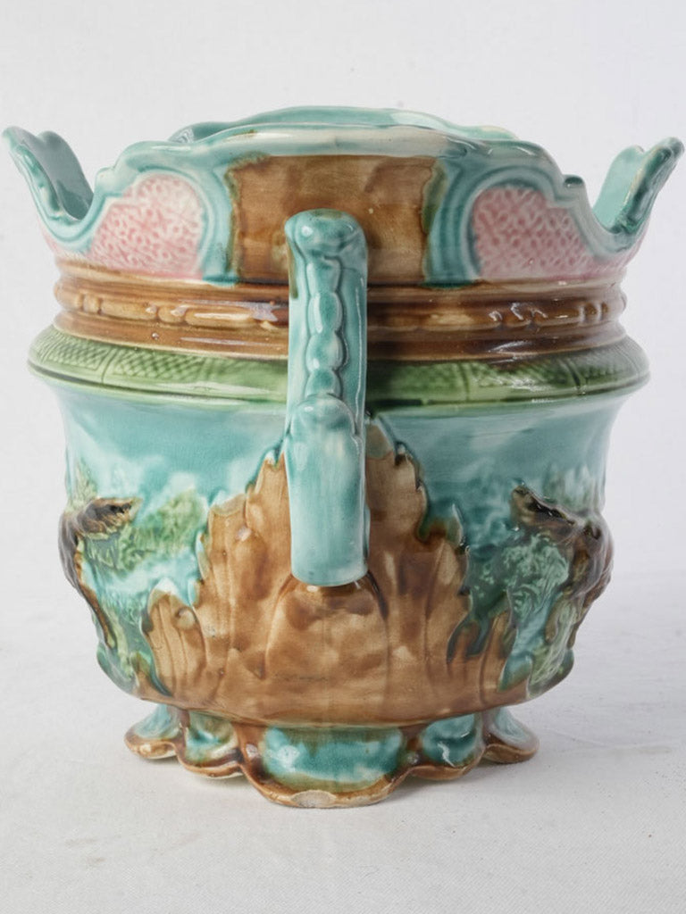 Elegant lobed base French cachepot