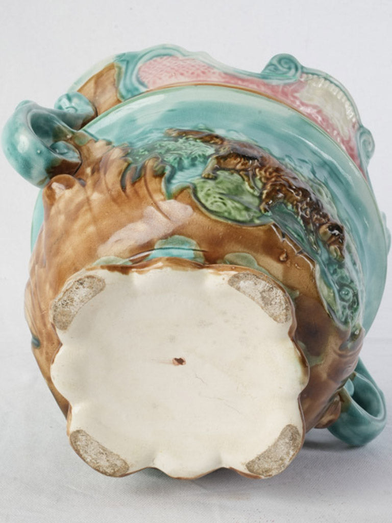 Luminous glaze decorative French pot