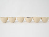 Eclectic individually-crafted artistic ceramic bowls