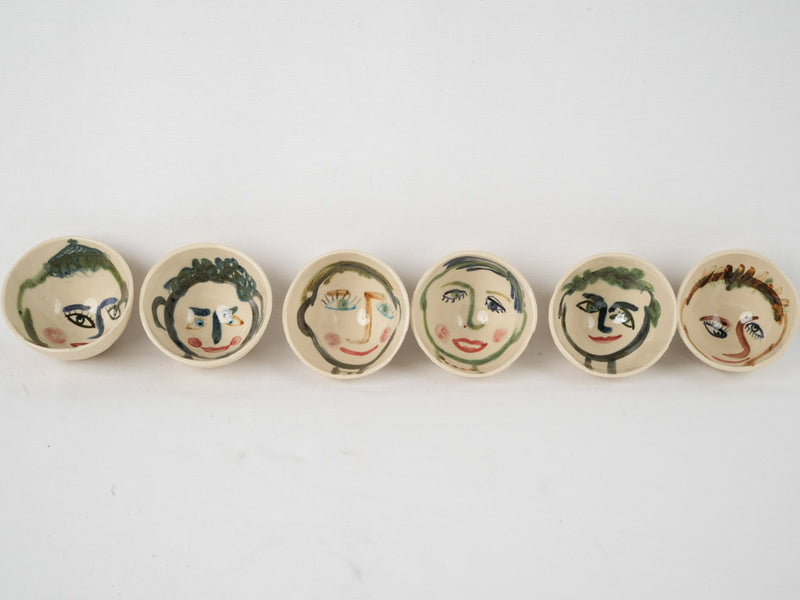 Vibrant artist-made small ceramic bowls