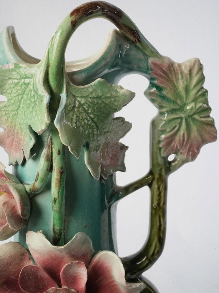 Decorative collectible majolica vase  