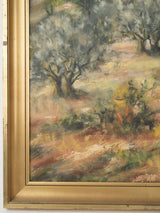 Picturesque, vintage Provençal oil painting