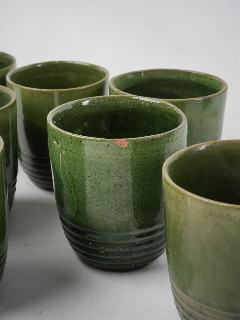 Historic Biot style ceramic ensemble  