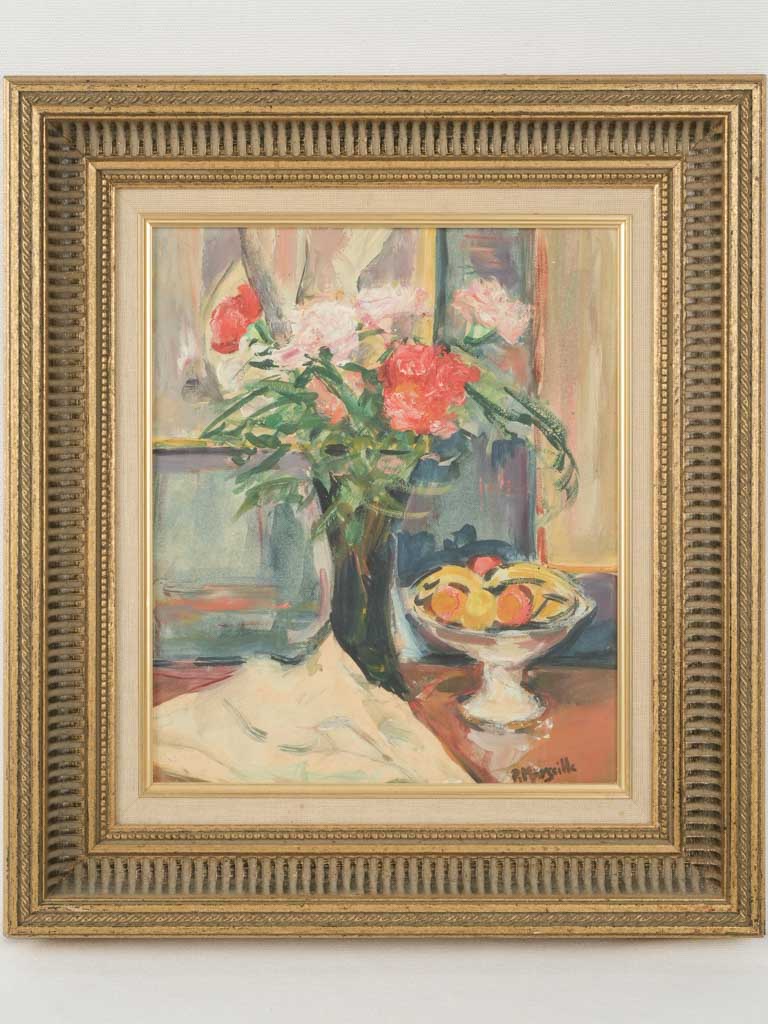 Vintage French still life painting
