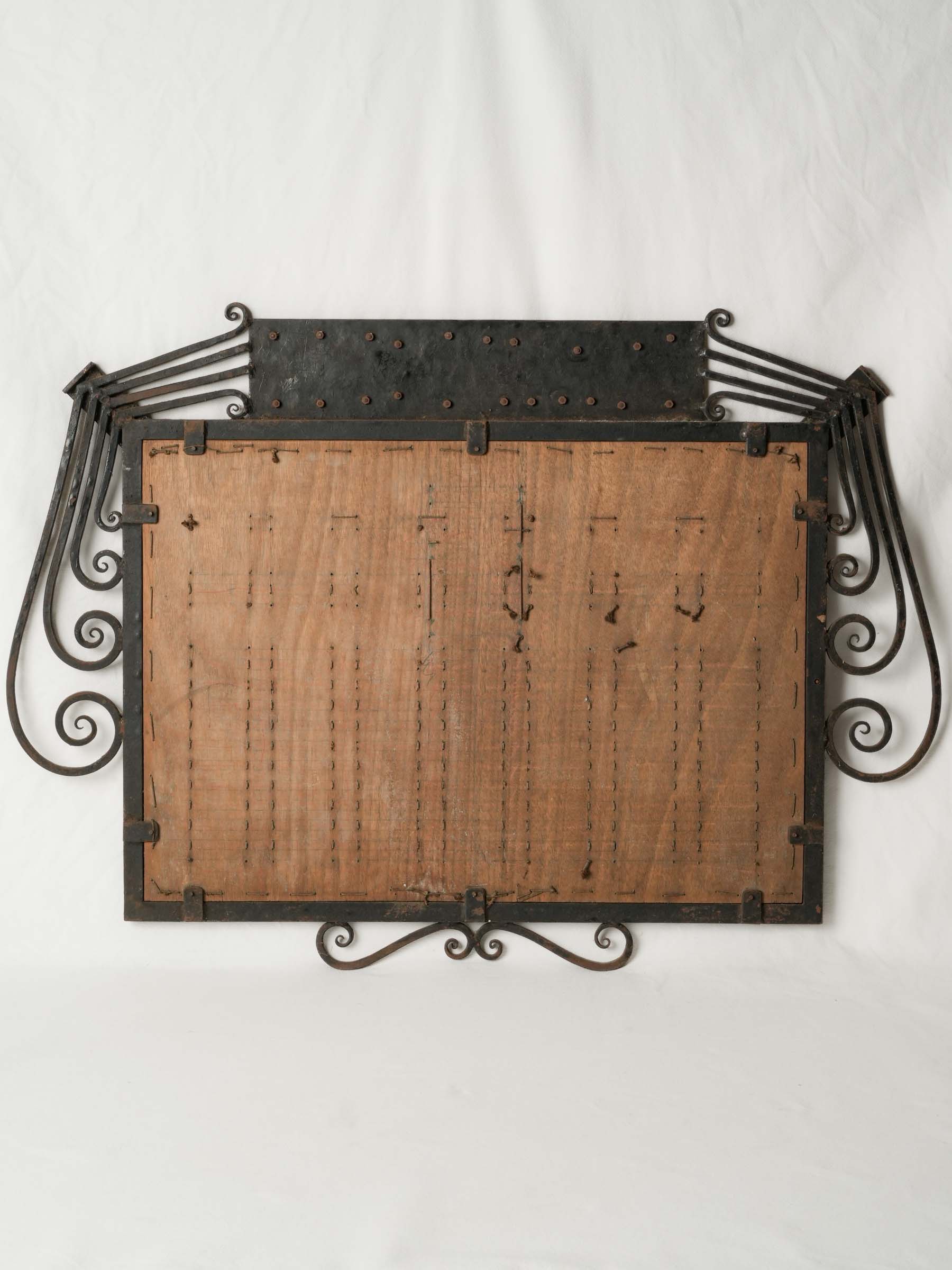 Rare French “Classe 1926” Wrought-Iron and Copper Honor Board, c. 1926 - 26½" x 32¾"
