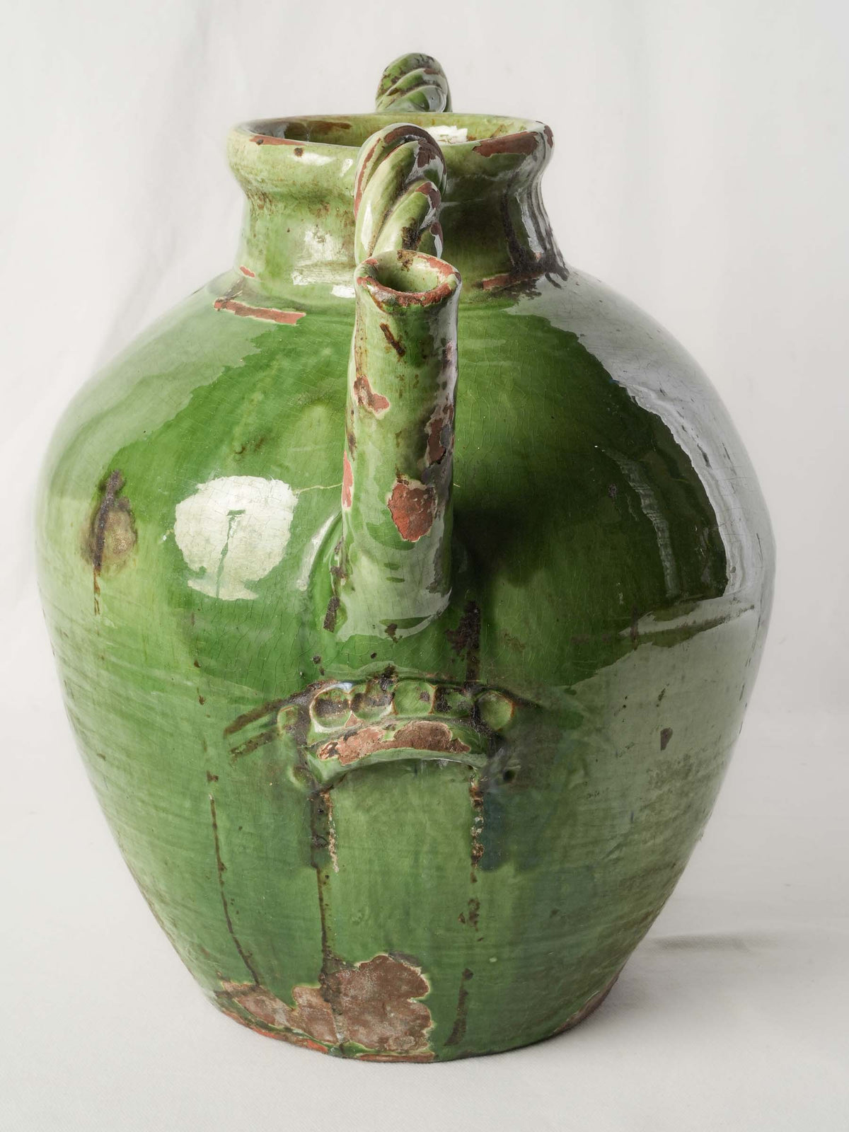 Decorative twisted handles jug