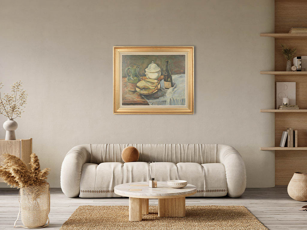 Timeless Provençal countryside oil painting