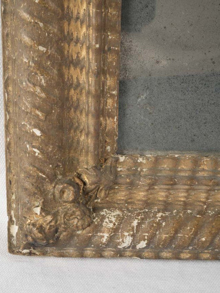 Gilded rope-twist surround mirror  