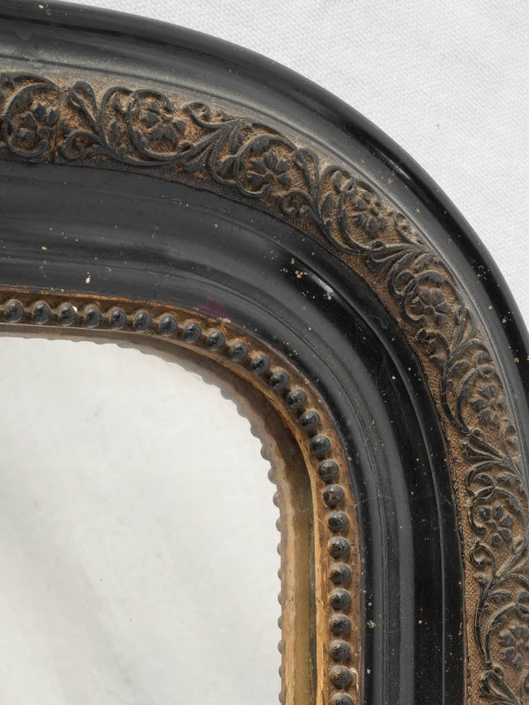 Smoky glass aged mirror  