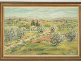 Luminous Impressionist style French countryside painting