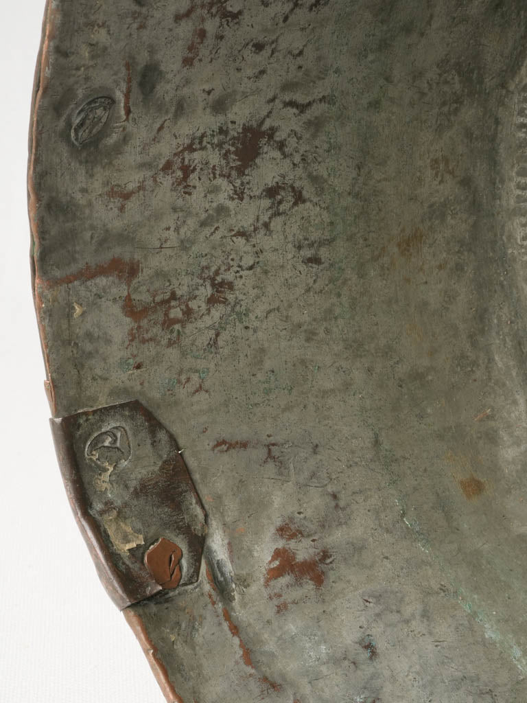 Reinforced traditional copper basin  