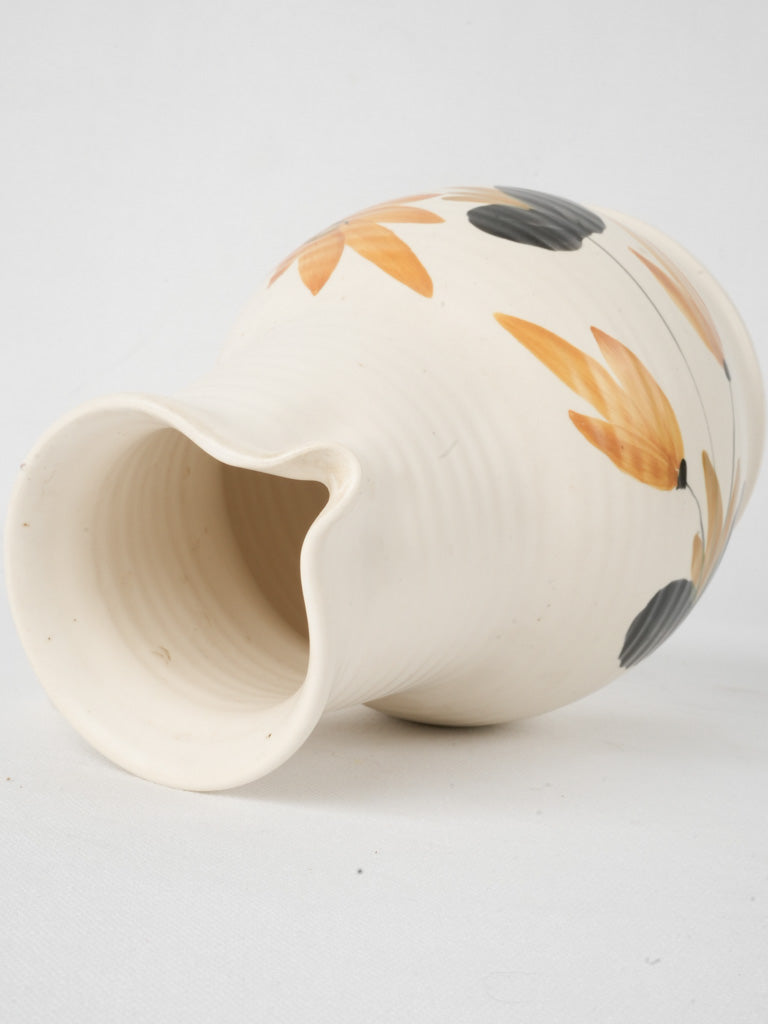 Quaint mustard-detailed traditional jug