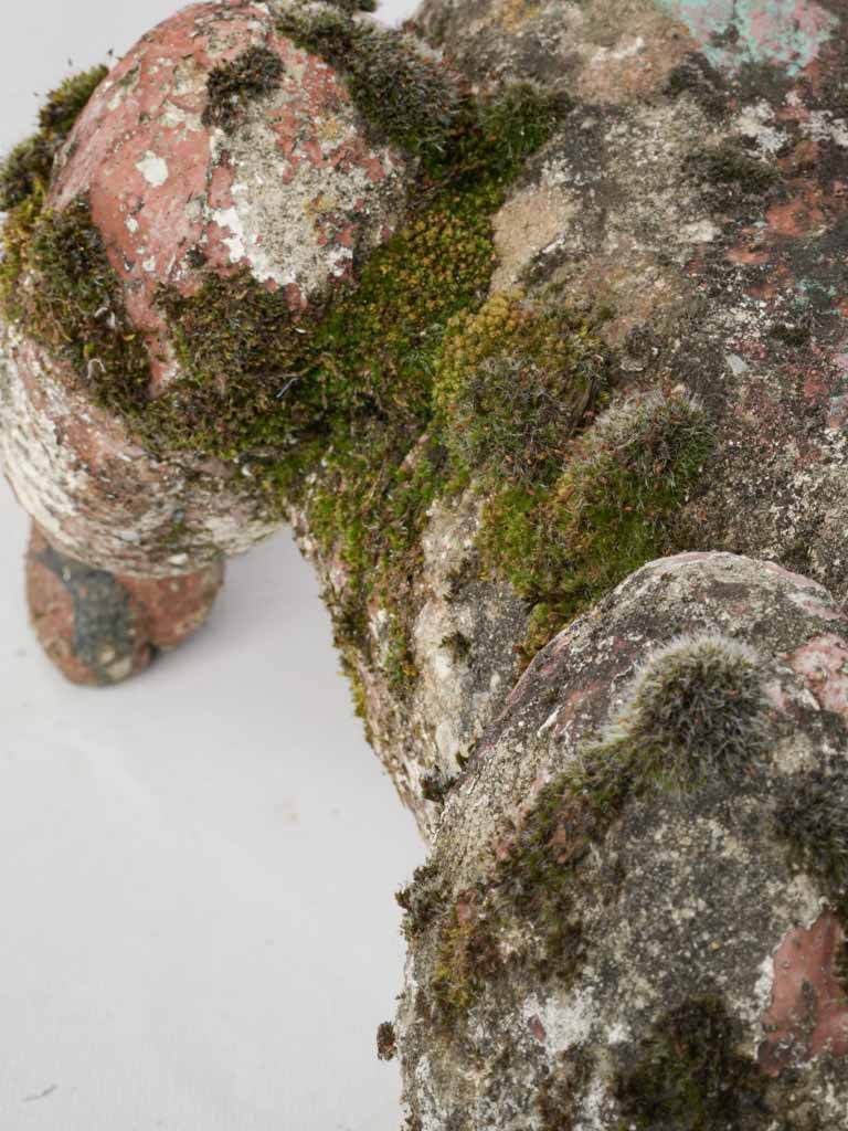 Robust appeal concrete tiger art  