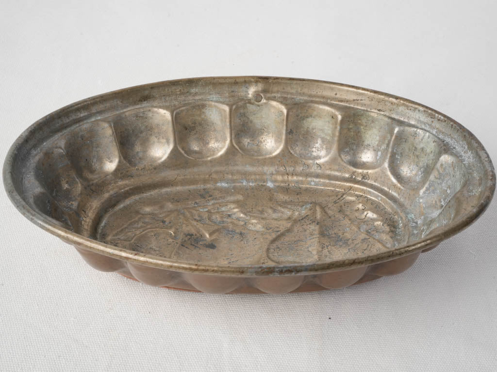 Abundance-themed antique copper mold